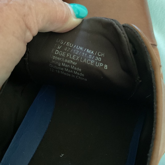 Kenneth Cole Reaction Men’s Oxford Cap Toe Tie Up Dress Shoes Sz13 - Picture 10 of 10